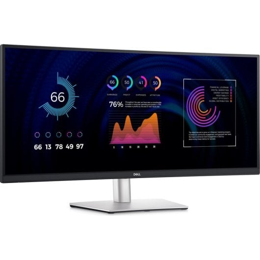 Dell P Series P3424WE 34" LCD IPS UltraWide QHD 4K Curvo USB-C