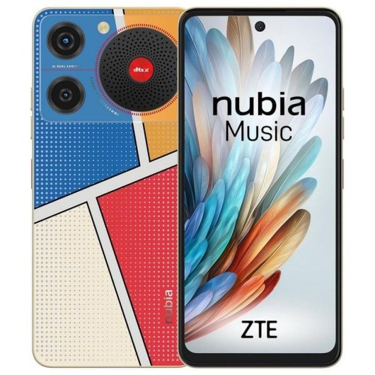 ZTE Nubia Music 4G 4GB 128GB 6.6" Pop Art Mehrfarbig