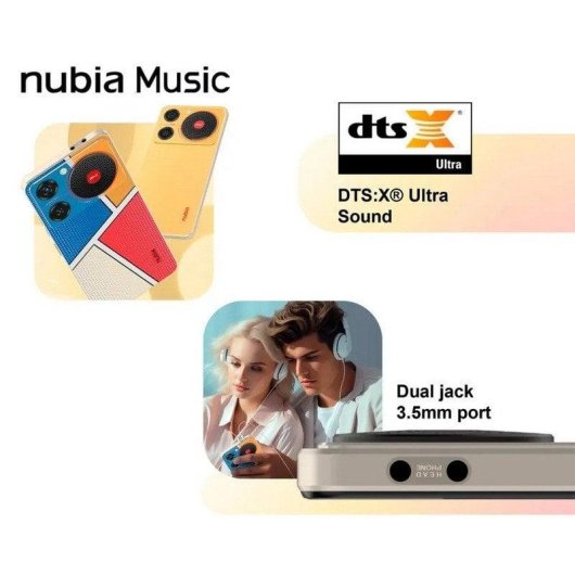 ZTE Nubia Music 4G 4GB 128GB 6.6" Pop Art Mehrfarbig