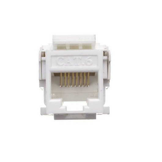 Lapara LA-4010215 Módulo Hembra RJ-45 Cat. 6 UTP Tipo Keystone Blanco Bolsa de 10 Unidades
