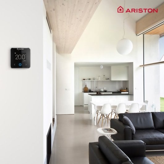 Ariston Cube S Net Termostato Inteligente WiFi Conexión por Cable Negro