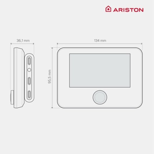 Ariston Sensys Net HD Termostato Compatible con la App Ariston Net Conexión WiFi Blanco