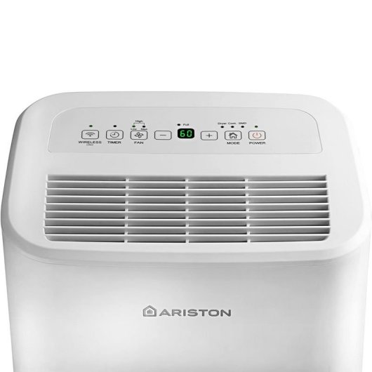 Ariston Deos 16s Deumidificatore Verticale/Orizzontale 3L 16 Litri/Giorno WiFi