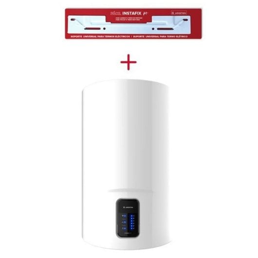 Ariston Lydos WiFi 50 Termo Eléctrico Vertical 50L B + Soporte de Pared Instafix
