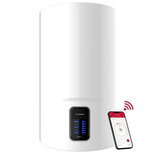 Ariston Lydos WiFi 50 Termo Eléctrico Vertical 50L B + Soporte de Pared Instafix