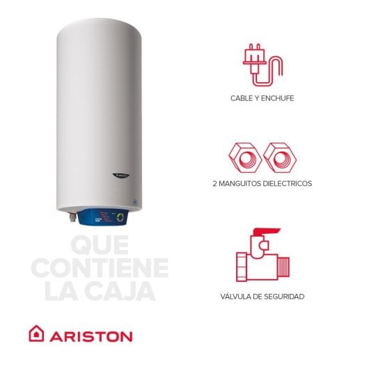 Ariston Fleck Bon Termo Eléctrico Vertical/Horizontal 100L C