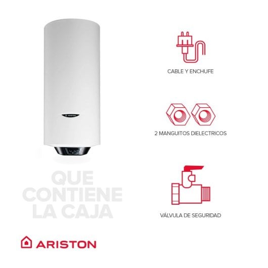 Ariston Pro1 Eco Slim Termo Eléctrico Vertical 65 L B