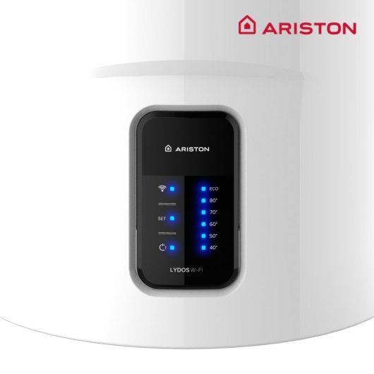 Ariston Lydos WiFi 100 Termo Eléctrico Vertical 100L B + Soporte de Pared Instafix