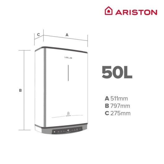 Termo eléctrico Ariston Velis Tech Dry WiFi 50 L 1500 W multiposición