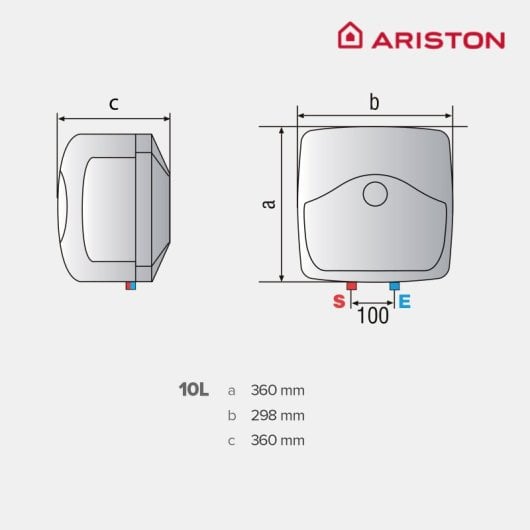 Ariston BLU EVO RS Termo Eléctrico Vertical 10L A