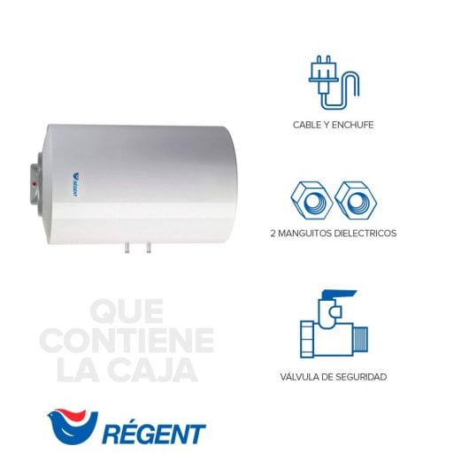 Termo Eléctrico, Regent, Regent 80 Litros, Horizontal