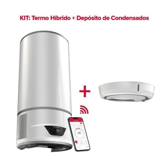 Ariston Lydos Hybrid WiFi Termo Eléctrico con Aerotermia 100L A + Depósito de Condensados