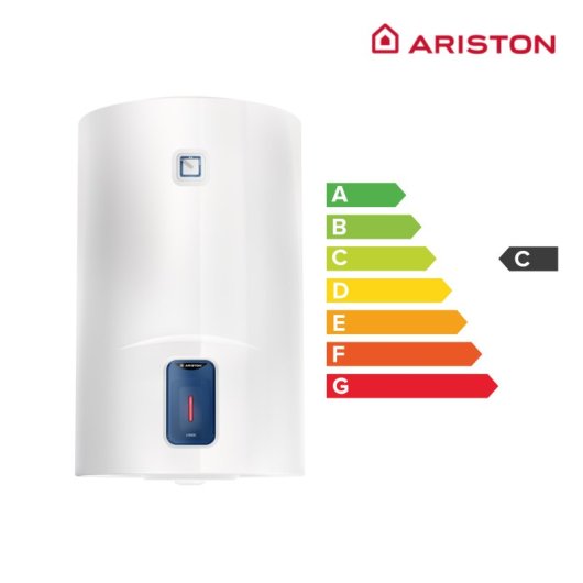 Ariston Lydos R 50 Termo Eléctrico Vertical 50L Clase C + Soporte de Pared Instafix