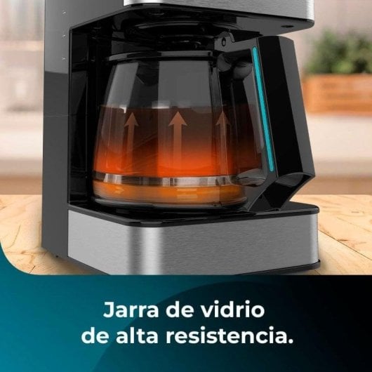 Cafeteira de Gotejamento Cecotec Coffee 56 6 Chávenas 0,8L Inox Função Manter Quente