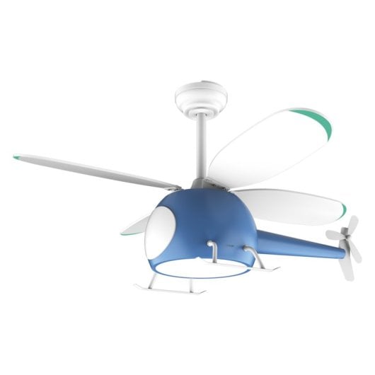 Ventilateur de plafond Cecotec EnergySilence Aero 4600 Helicopter 36W LED 39" Bleu