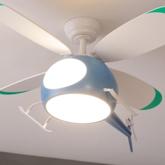 Ventilateur de plafond Cecotec EnergySilence Aero 4600 Helicopter 36W LED 39" Bleu
