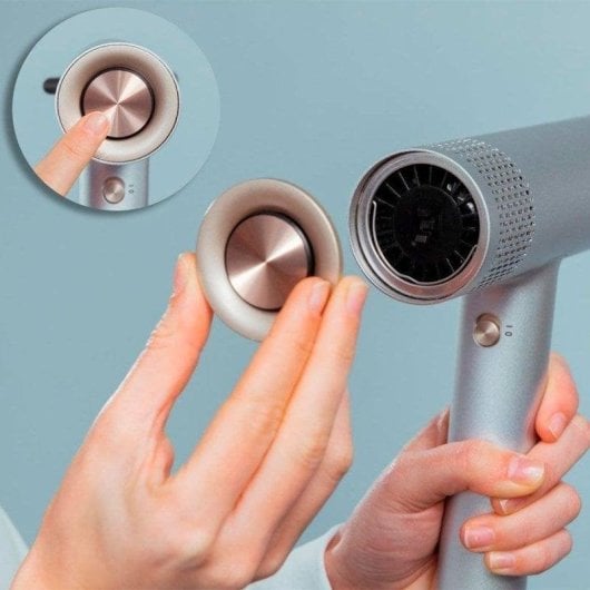 Professioneller Föhn Cecotec Bamba IoniCare RockStar Aluminum 2000W 4 Temperaturstufen 3 Geschwindigkeiten Ionentechnologie Grau