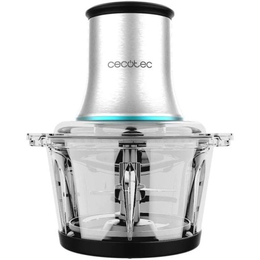 Cecotec Chopbeat 2000 Vindaloo Glass Picadora de 4 Hojas 500W 500g