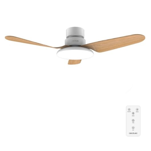 Ventilateur de plafond Cecotec EnergySilence Aero 5200 Light Whitewood DC 43" LED
