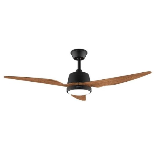 Cecotec EnergySilence Aero 5250 Blackwood Ventoinha de Teto com Luz LED e Comando 62W Preto/Madeira