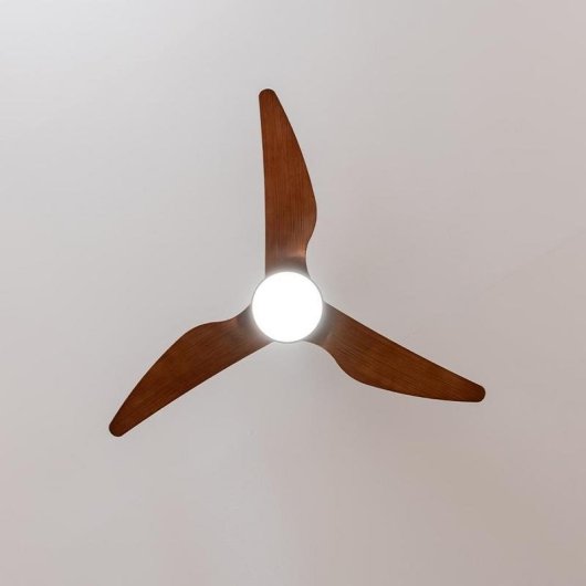 Cecotec EnergySilence Aero 5250 Blackwood Ventoinha de Teto com Luz LED e Comando 62W Preto/Madeira