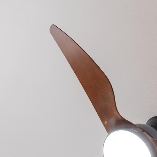 Cecotec EnergySilence Aero 5250 Blackwood Ventoinha de Teto com Luz LED e Comando 62W Preto/Madeira