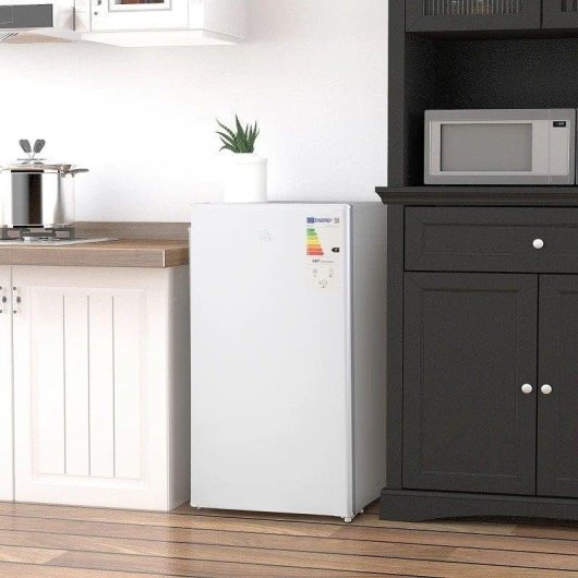 Frigorífico Mini Homcom Branco 84cm 91L F Descongela Manual