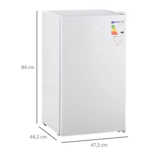 Homcom Frigorífico Mini 91L F Blanco