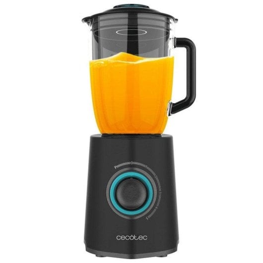 Cecotec Power Black Titanium 2300MAX Mix Go Batidora de Vaso 2300W Negra