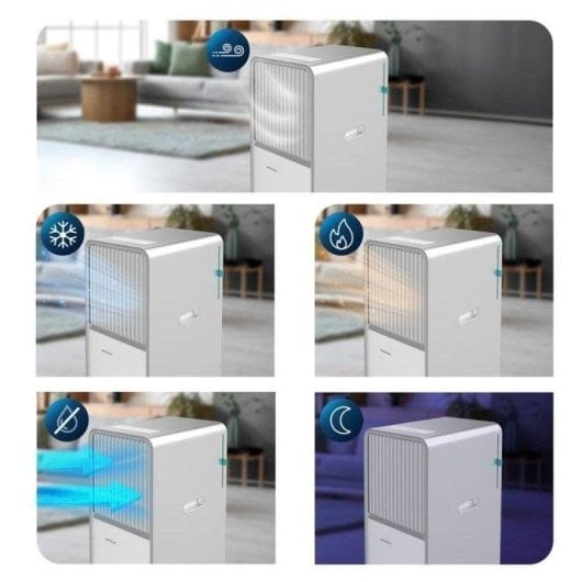 Ar condicionado portátil Cecotec ForceClima 12650 Style Heating bomba de calor 12000 BTU LED