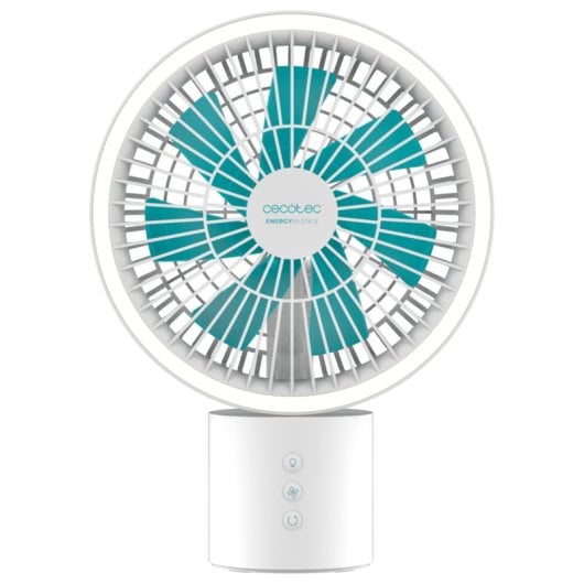 Ventilador de sobremesa Cecotec EnergySilence 8000 Portable Light Desk batería 8000 mAh 8" LED
