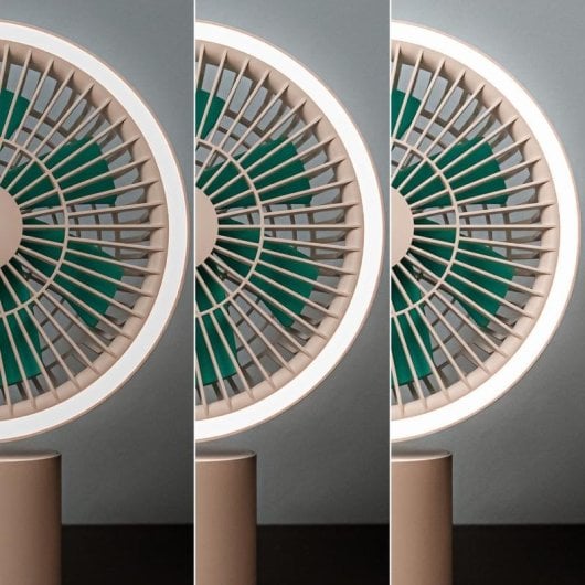 Ventilador de sobremesa Cecotec EnergySilence 8000 Portable Light Desk batería 8000 mAh 8" LED