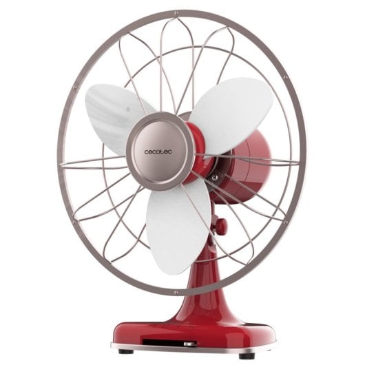 Ventilatore da tavolo Cecotec EnergySilence 1090 Retrodesk 40 W 12" 3 Velocità Rosso