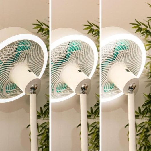 Ventilatore Cecotec EnergySilence Fanlamp LED 36W DC 9 Velocità Bianco