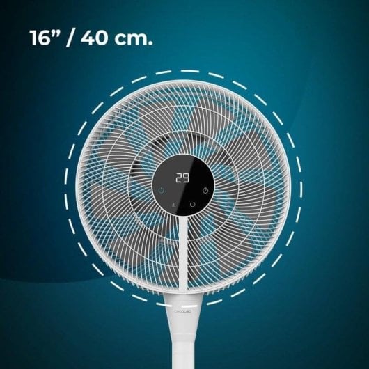 Ventilateur sur pied Cecotec EnergySilence 1000 Smart Control 25W 16" DC contrôle tactile