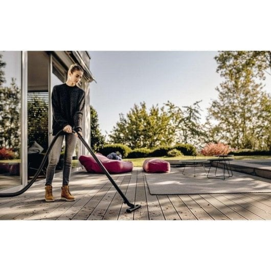 Aspiradora de tambor Karcher WD 4 V-20/5/22 1000W Depósito 20L Filtro fabric