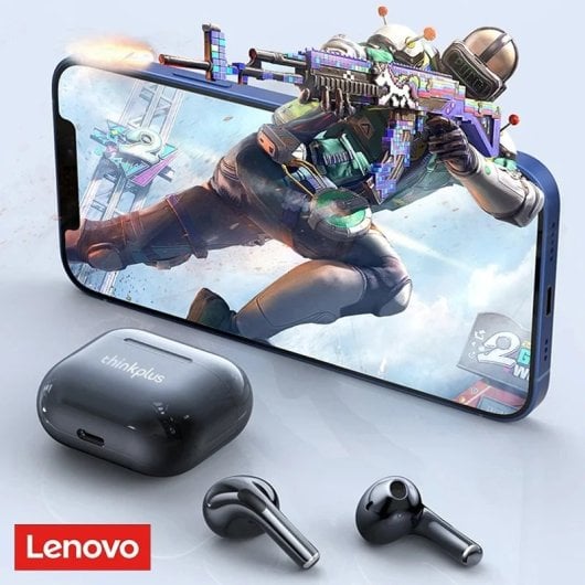 Lenovo LP40 TWS Auriculares Inalámbricos Bluetooth Negro