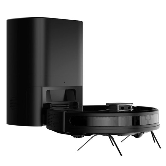 Evvo R9 Láser Robot Aspirador 4 en 1 Con Base de Autovaciado WiFi 3000Pa Negro
