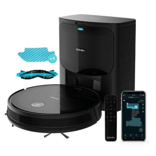 Robot Aspirapolvere e Lavapavimenti Cecotec Conga Gyro Home Navigazione Giroscopica 2.100 Pa WiFi Alexa
