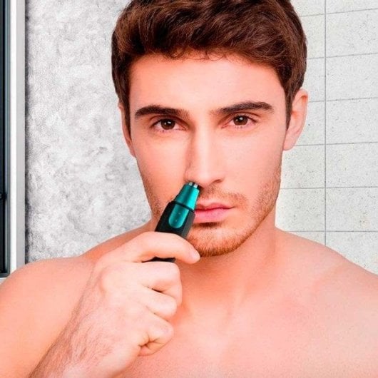 Rifinitore Naso Zone Sensibili Cecotec Bamba PrecisionCare NoseTrim Senza Filo Acciaio Inox