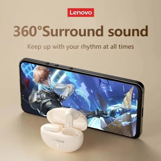 Lenovo LP19 TWS Auriculares Inalámbricos Bluetooth Blancos