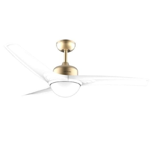 Ventilatore da soffitto Cecotec EnergySilence Aero 560 GoldWhite LED 18W 52" 3 velocità