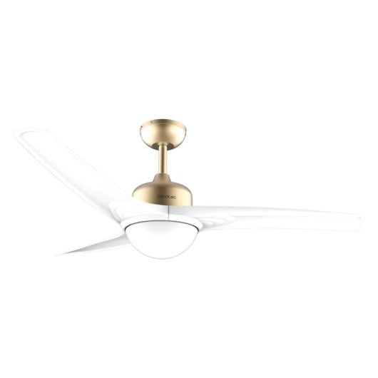 Ventilatore da soffitto Cecotec EnergySilence Aero 560 GoldWhite LED 18W 52" 3 velocità