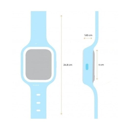 SaveFamily Iconic Plus 4G Bluetooth GPS WiFi 1.4" IPS Blu Unisex IP67 SOS Bambini