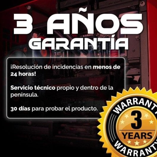 Ordenador Sobremesa PC Racing Top AMD Ryzen 5 5500/16GB/1TB SSD/RX 9060 XT + Windows 11 Pro