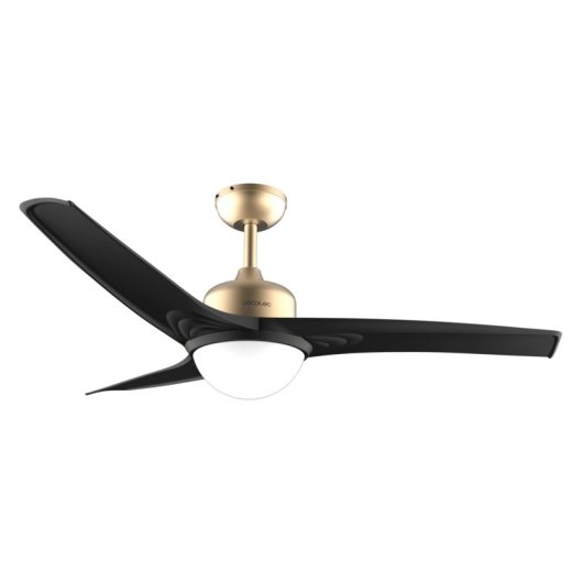Ventilatore da soffitto Cecotec EnergySilence Aero 560 GoldBlack 52" LED 18W nero timer