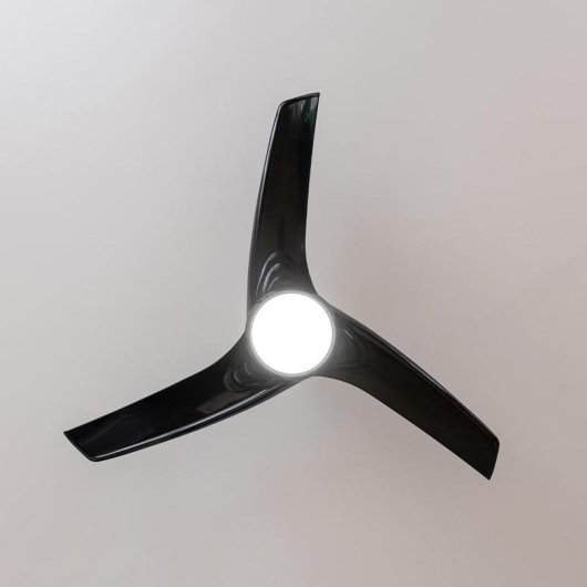 Ventilatore da soffitto Cecotec EnergySilence Aero 560 GoldBlack 52" LED 18W nero timer