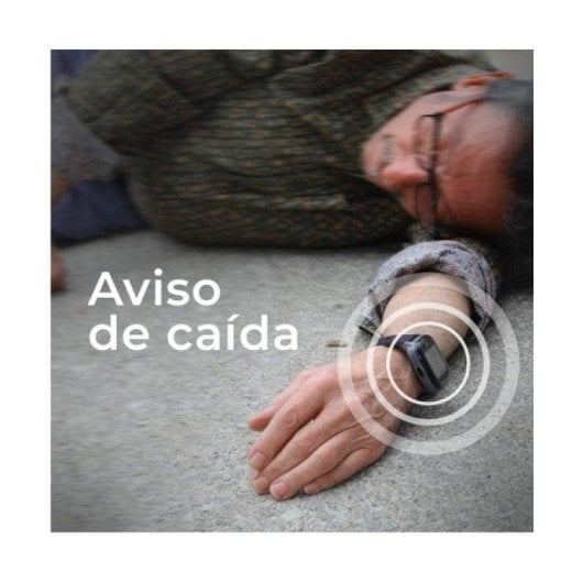 SaveFamily Senior 4G GPS WiFi 1.4" IPS Noir Taille Unique IP67 SpO2 Pulsomètre Tension SOS