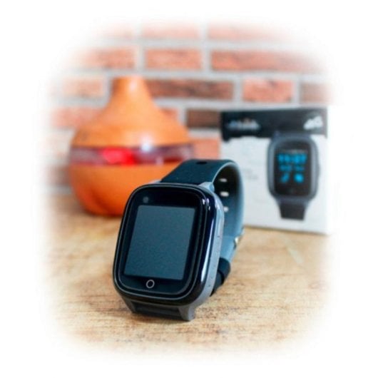 SaveFamily Senior 4G GPS WiFi 1.4" IPS Noir Taille Unique IP67 SpO2 Pulsomètre Tension SOS