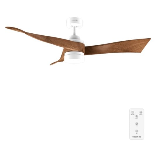 Ventilateur de plafond Cecotec EnergySilence Aero 5280 Darkwood 52" LED 40W DC télécommande